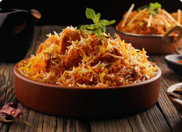 Rose & Saffron Biryani